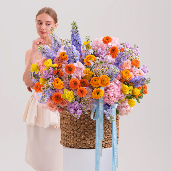 Корзина с цветами «Феерия»
