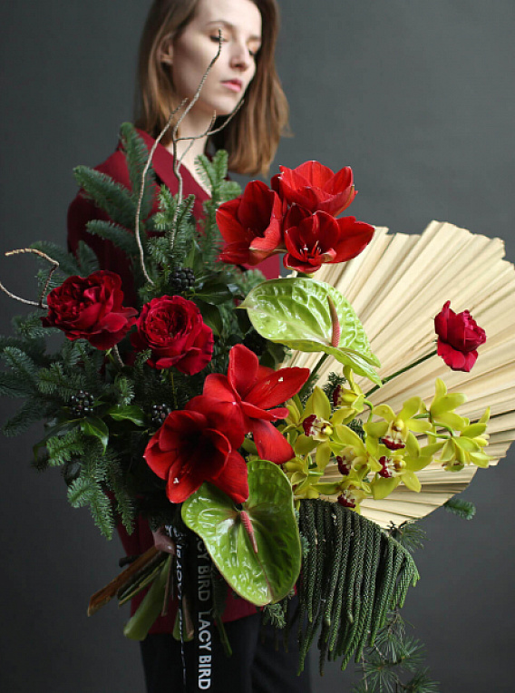 Букет «Зимние тропики»