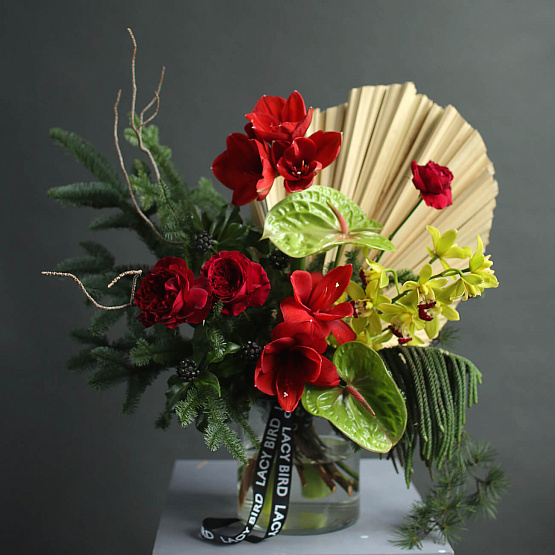 Букет «Зимние тропики»