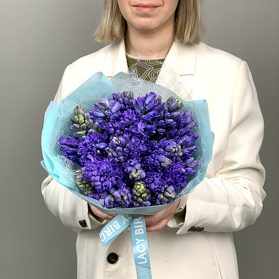 синие гиацинты