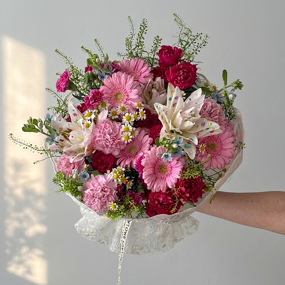 Bouquet of macrame
