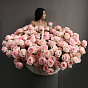 Корзина с цветами «301 роза»