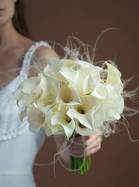 “White Callas” Bridal Bouquet