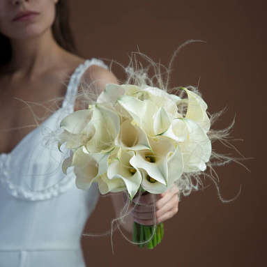 “White Callas” Bridal Bouquet