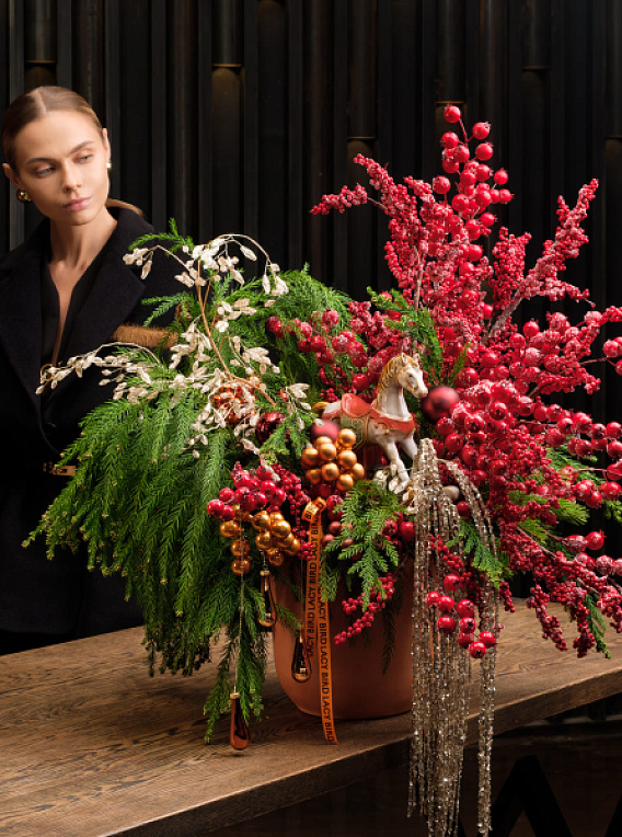 Композиция с лошадкой «Пряности и сладости»