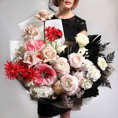 Signature Bouquet in the style of CHANEL