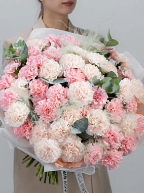 “Marshmallow tenderness” Mono Bouquet