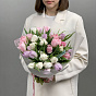 Нежный микс тюльпанов 