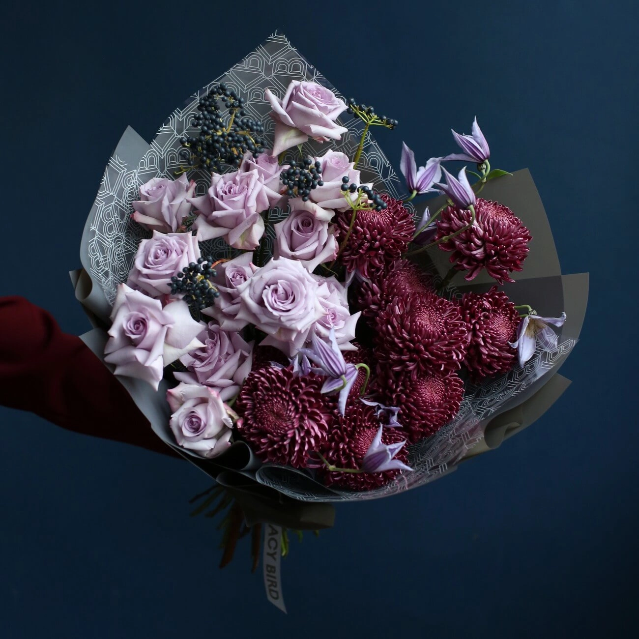 “Mulled Wine” Trio Bouquet