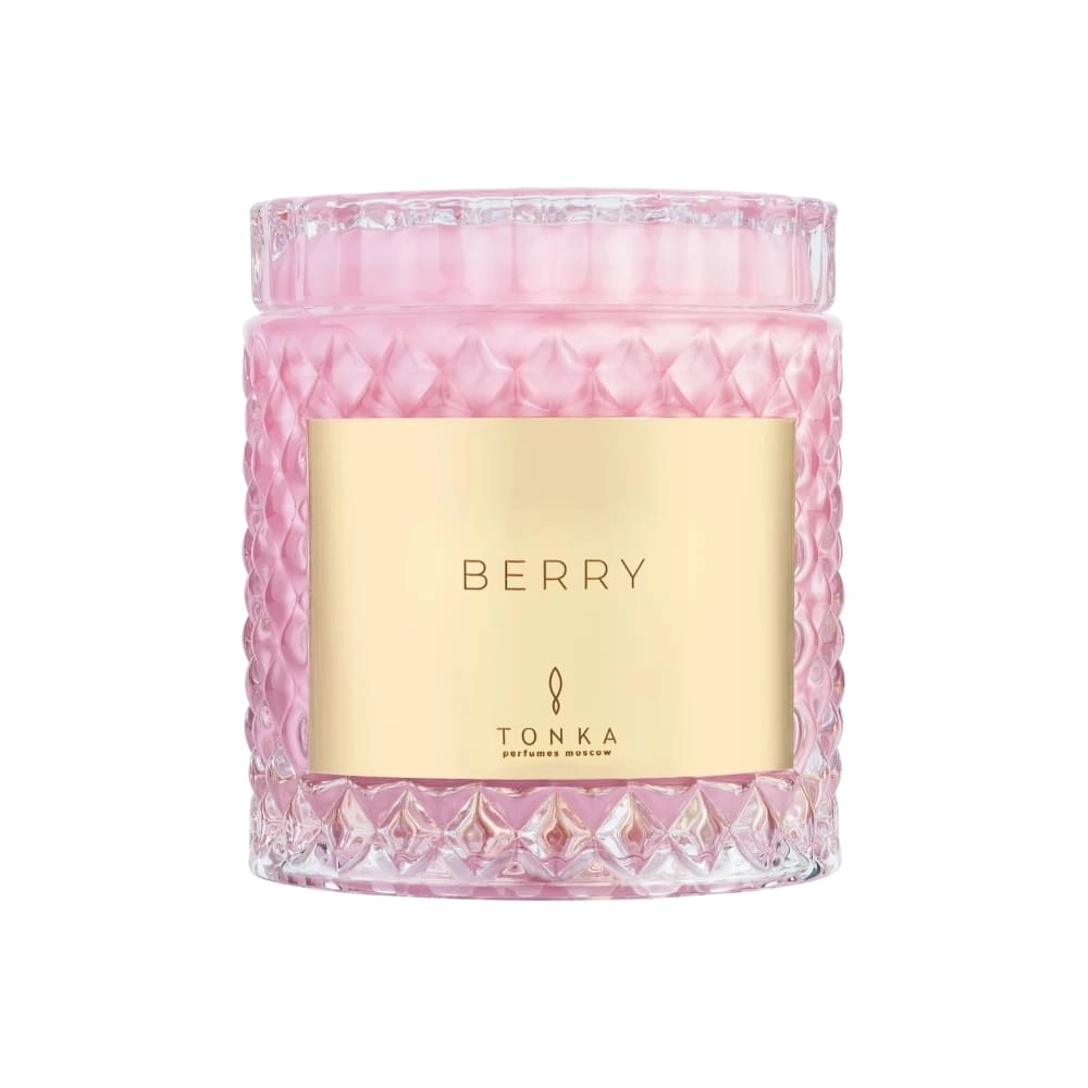 Свеча TONKA аромат BERRY 220 мл