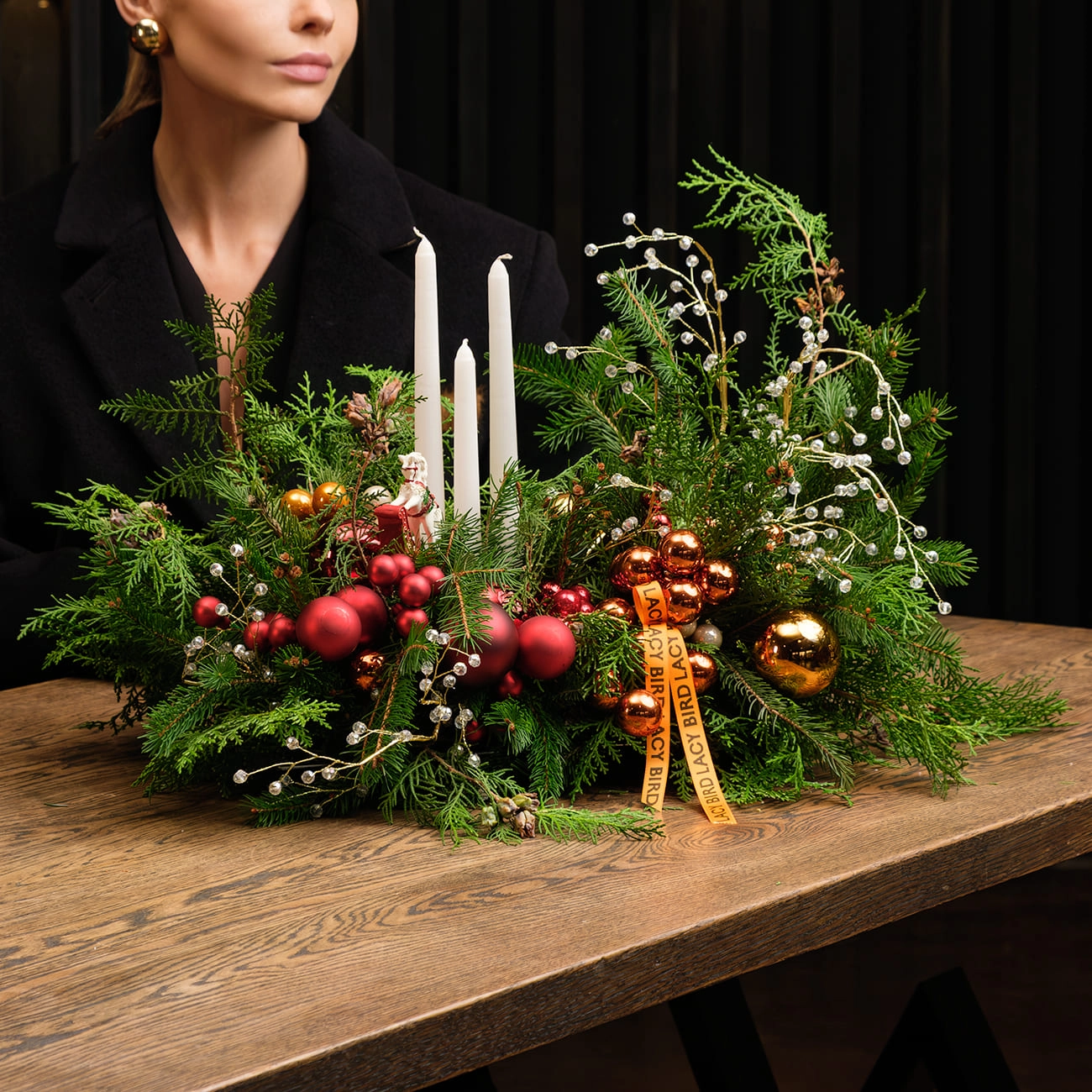 Композиция со свечами «Пряности и сладости»