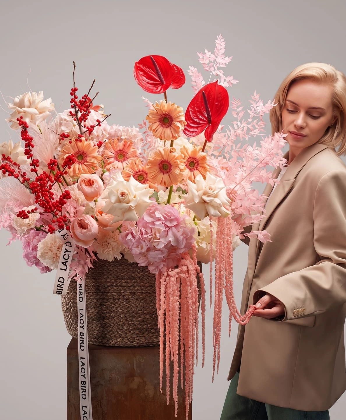 Flowers in a basket
