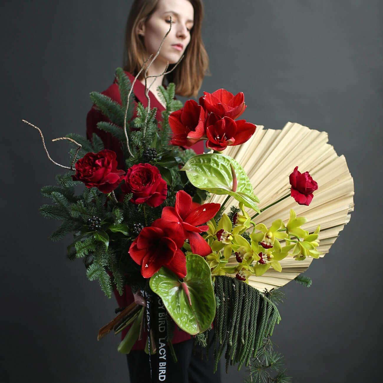 Букет «Зимние тропики»