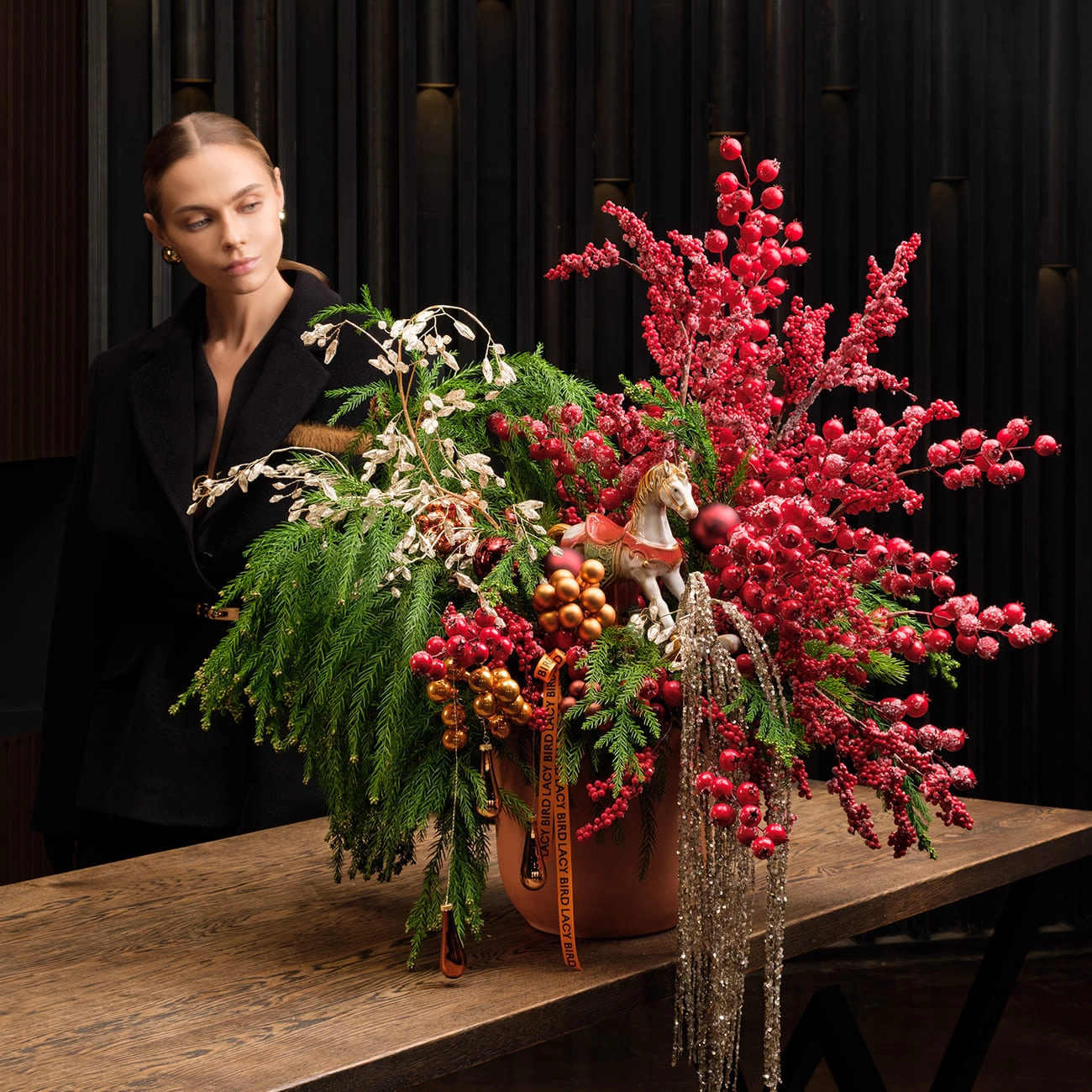 Композиция с лошадкой «Пряности и сладости»