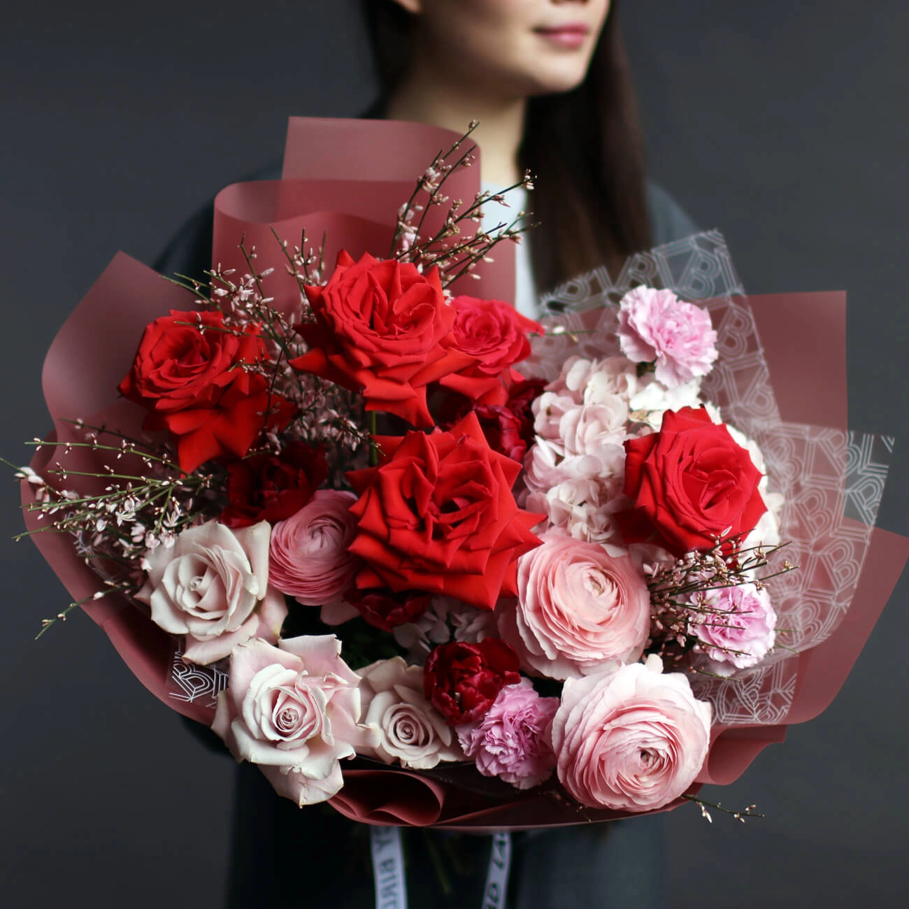 «Французский поцелуй» авторский букет