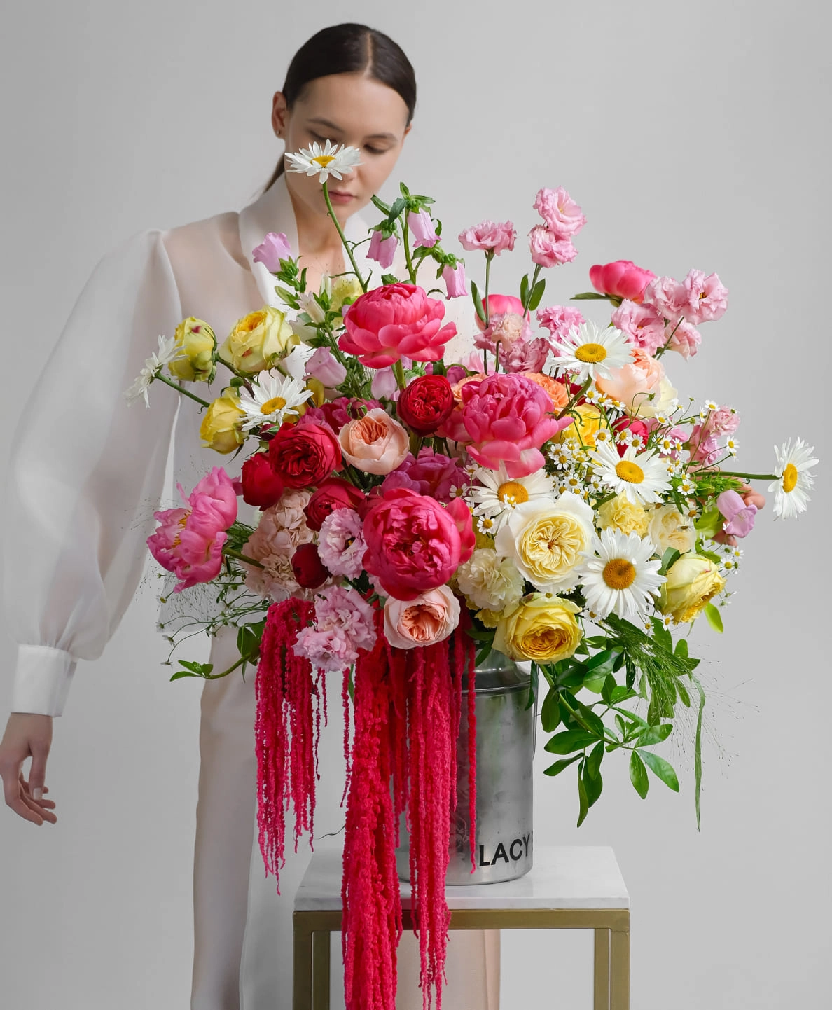 Бидоны с цветами