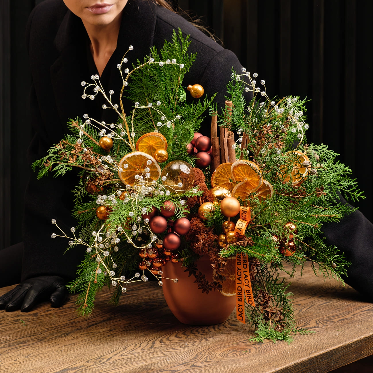 Композиция с корицей и апельсинами «Пряности и сладости»