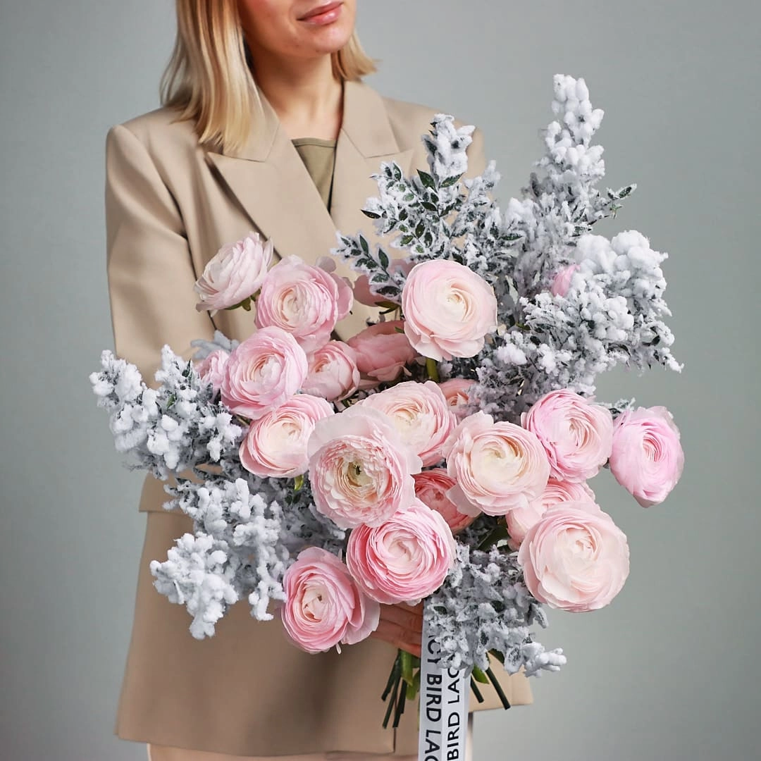 Монобукет «Снежный вальс»