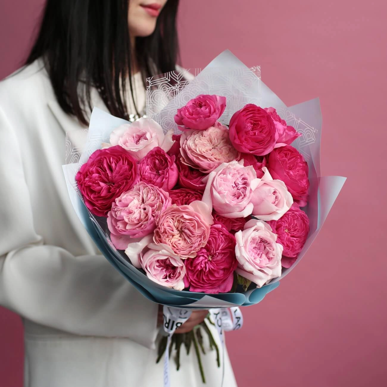 Garden Roses Mix Crimson-pink